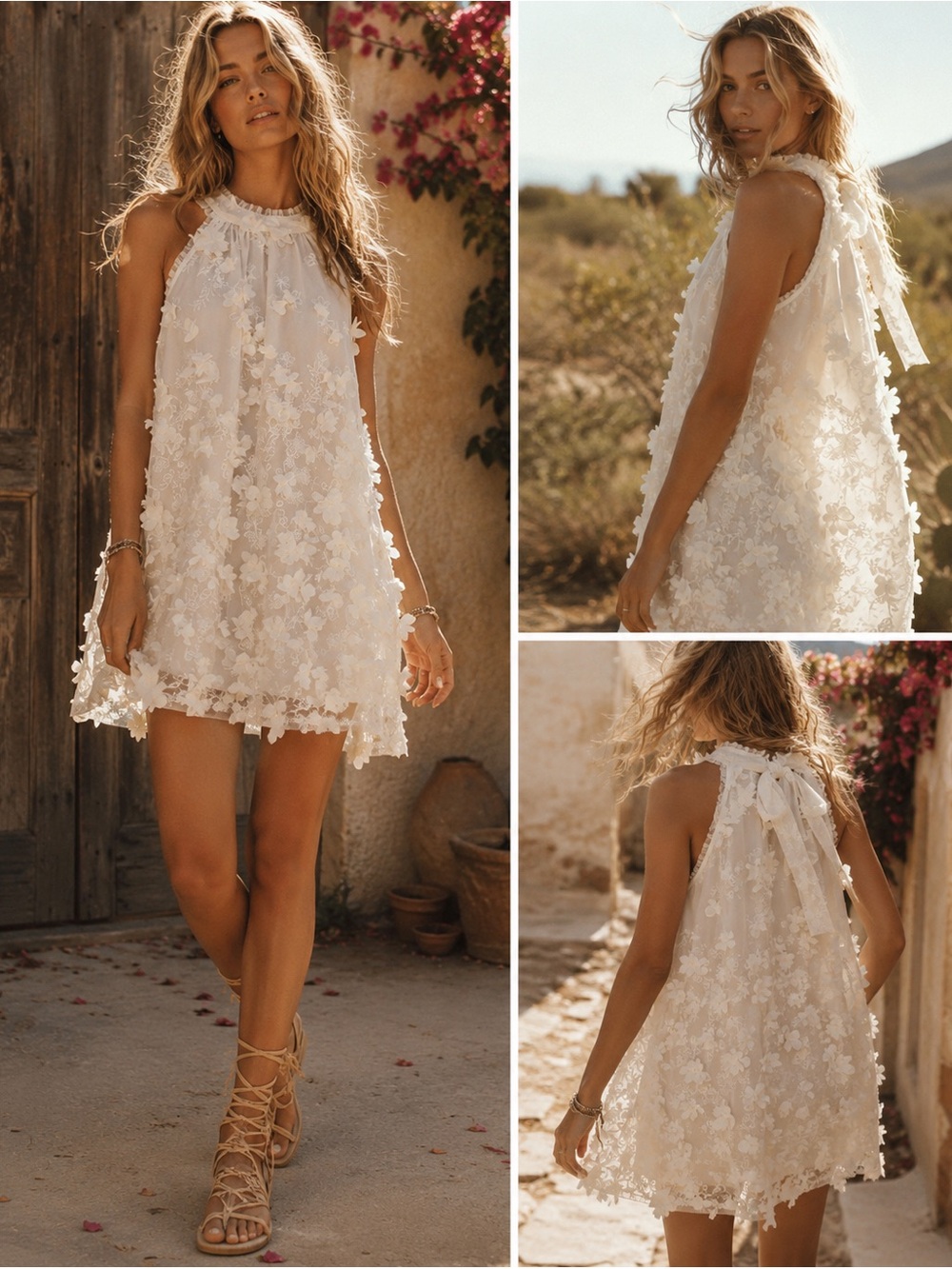 AROSE STUDIO | Ivory Bloom Babydoll